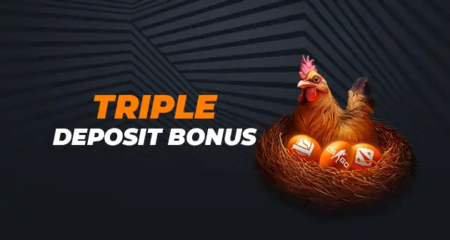 triple deposit bonus