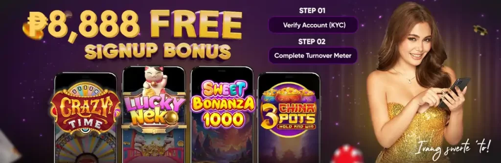 free ₱8,888 Bonus